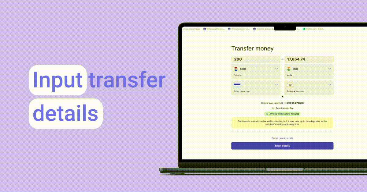 How to send money from Croatia to India | Profee Blog