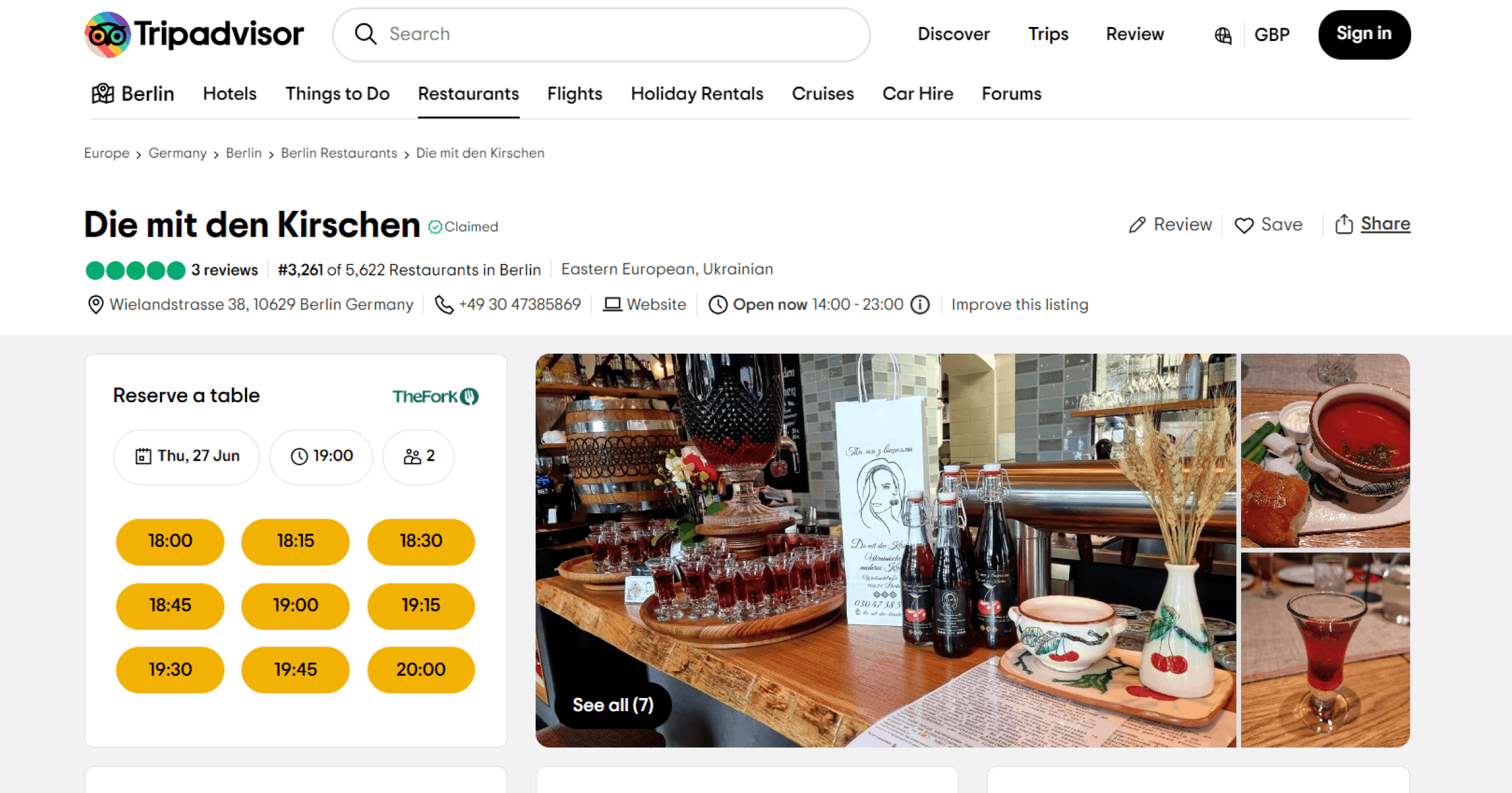 Ukrainian restaurants in Berlin
