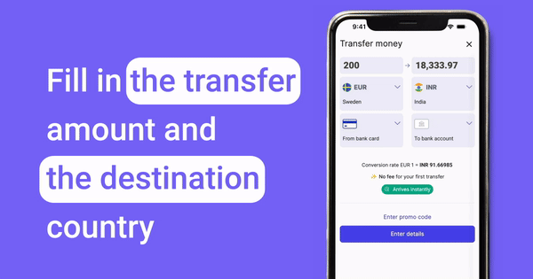 How to send money from Sweden to India | Profee Blog