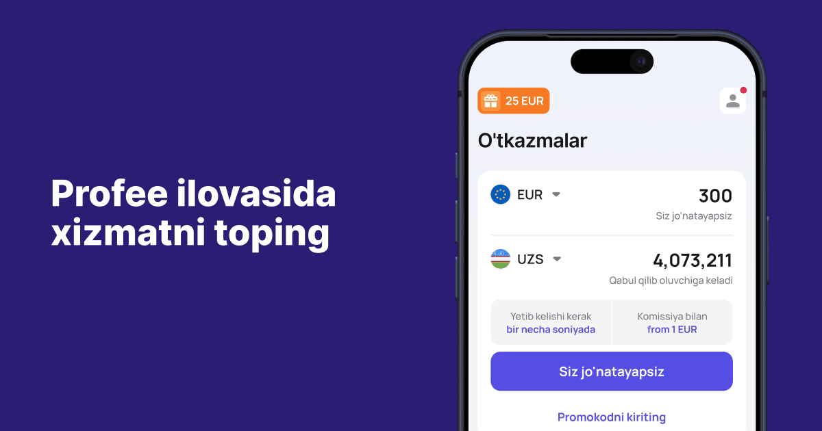 Xorijda yashab, O'zbekistondagi telefon hisobini qanday to'ldirish mumkin | Profee