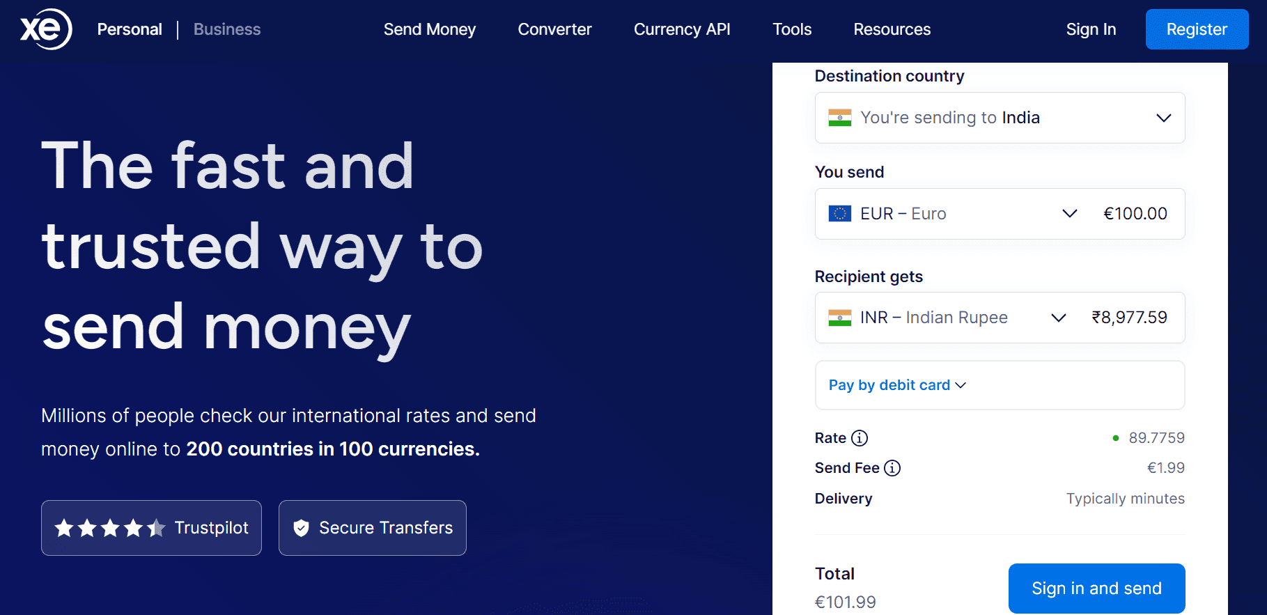 Send money from Malta to India like a pro