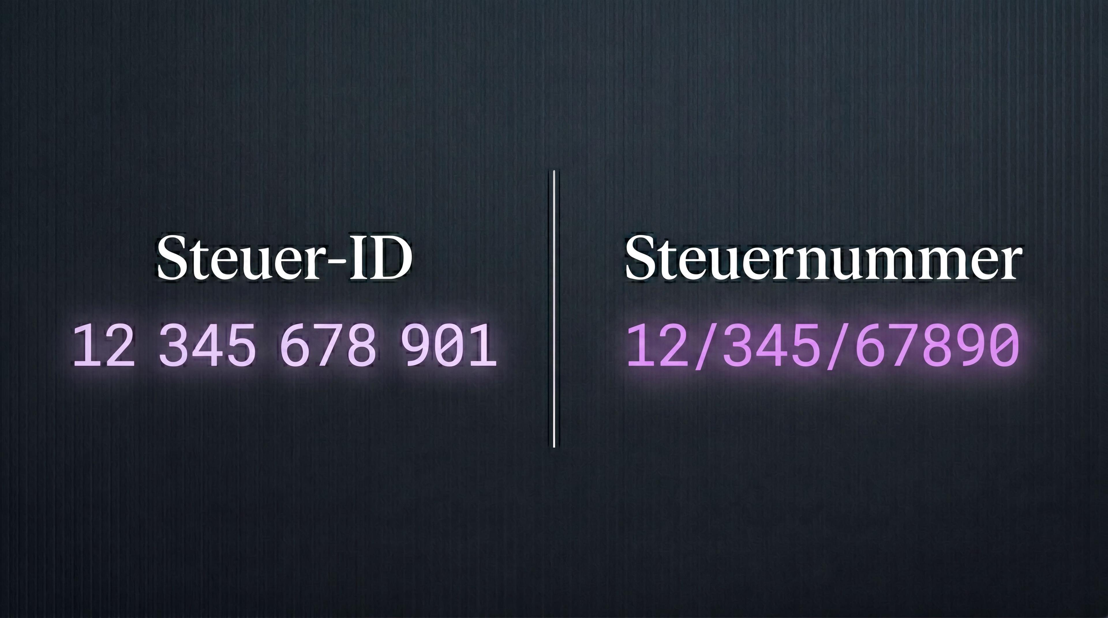 Steuer-ID vs Steuernummer: what’s the difference and when you get each | Profee